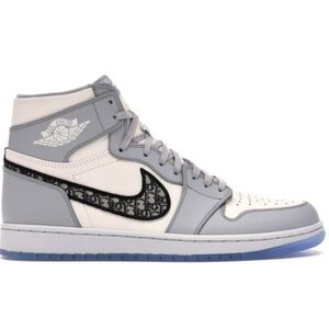 COPY NIKE Air Jordan 1 Retro High 'Dior' Sneakers Size 8